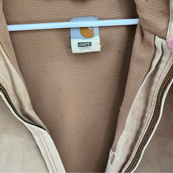 Carhartt Men’s J131 Thermal Lined Full Zip Duck Active Jacket Size XL - Picture 3 of 14